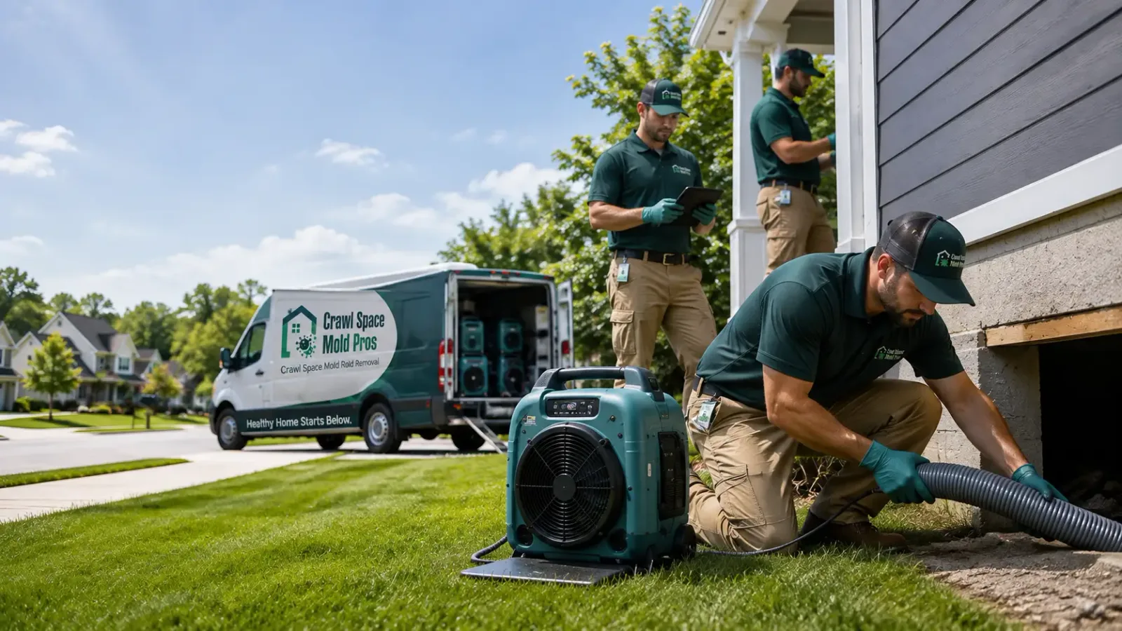 Crawl Space Mold Removal in Rocklin, CA